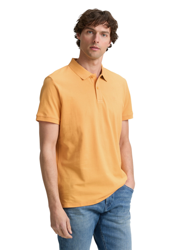 Pánská polokošile TOM TAILOR oranžová - M