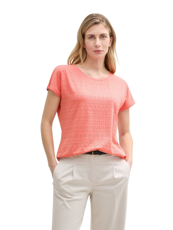Dámská halenka TOM TAILOR růžová - XL