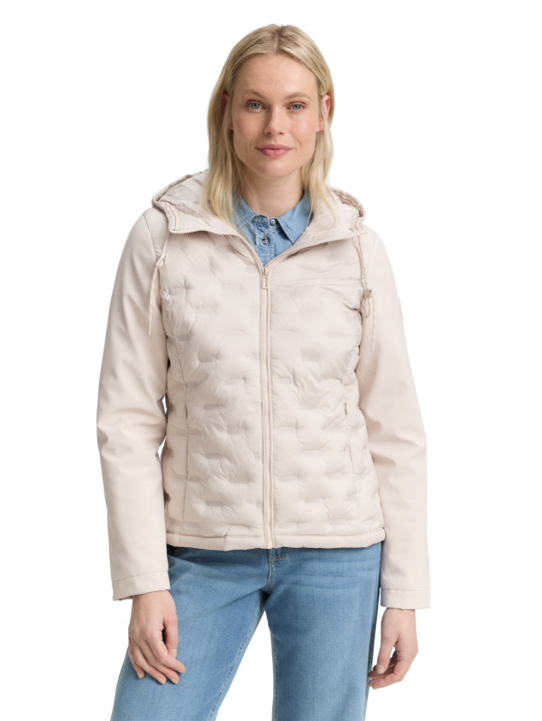 Dámská bunda TOM TAILOR béžová - XS