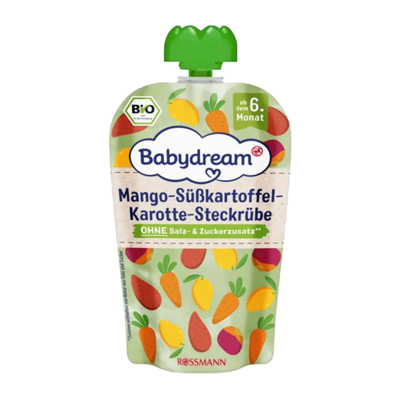Babydream BIO Pyré mango, mrkev, batáty a tuřín