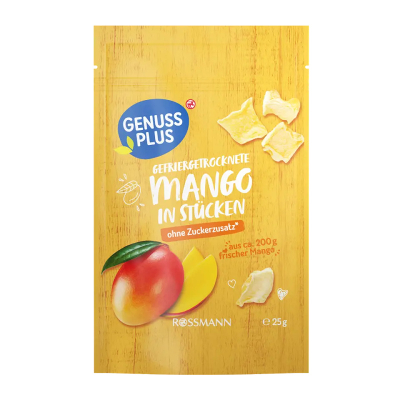 GENUSS PLUS Lyofilizované mango kousky
