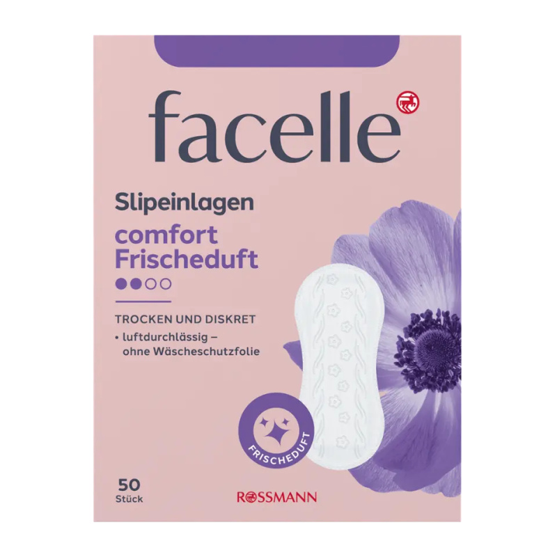 facelle Slipové vložky s parfemací Comfort 50 ks