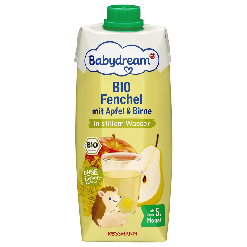 Babydream BIO Ovocný nápoj fenykl, jablko a hruška