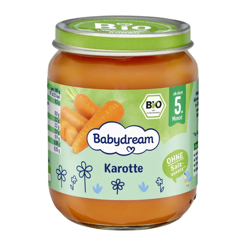 Babydream BIO Mrkvička příkrm