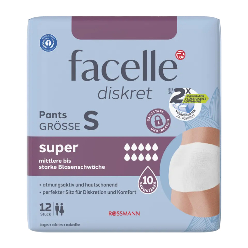 facelle Inkontinenční kalhotky Super 12 ks