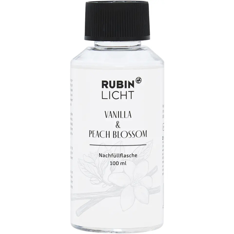 RUBIN Náhradní náplň do difuzéru Vanilla & Peach Blossom 100 ml