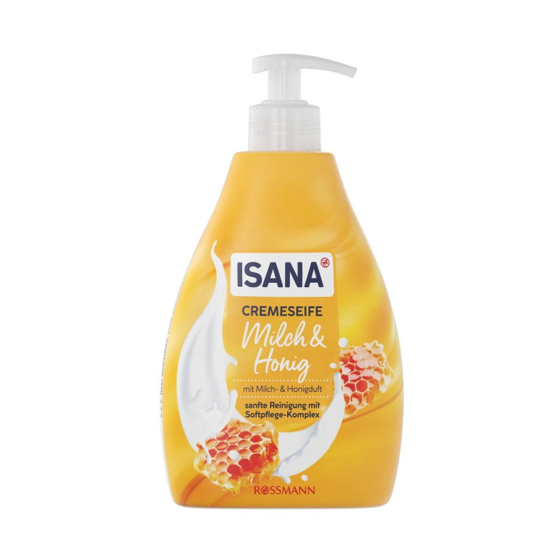ISANA Tekuté mýdlo na ruce mléko & med