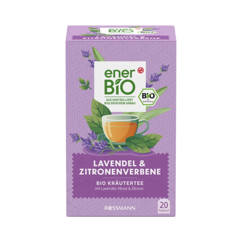 enerBiO Bylinný čaj Levandule a citronová verbena