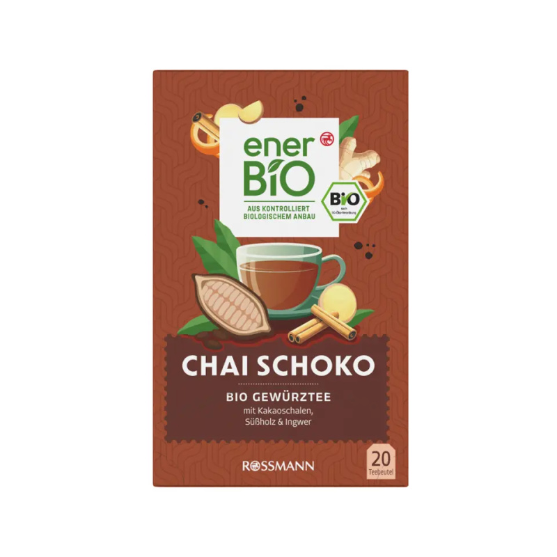 enerBiO Kořeněný čaj Chai Schoko