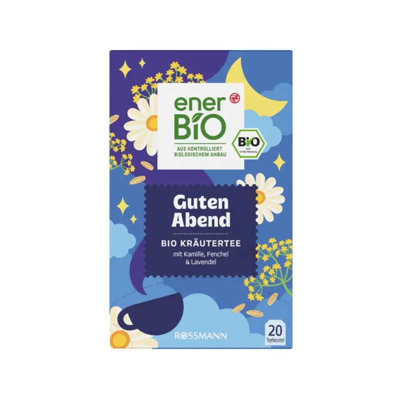 enerBiO BIO bylinný čaj na dobrou noc