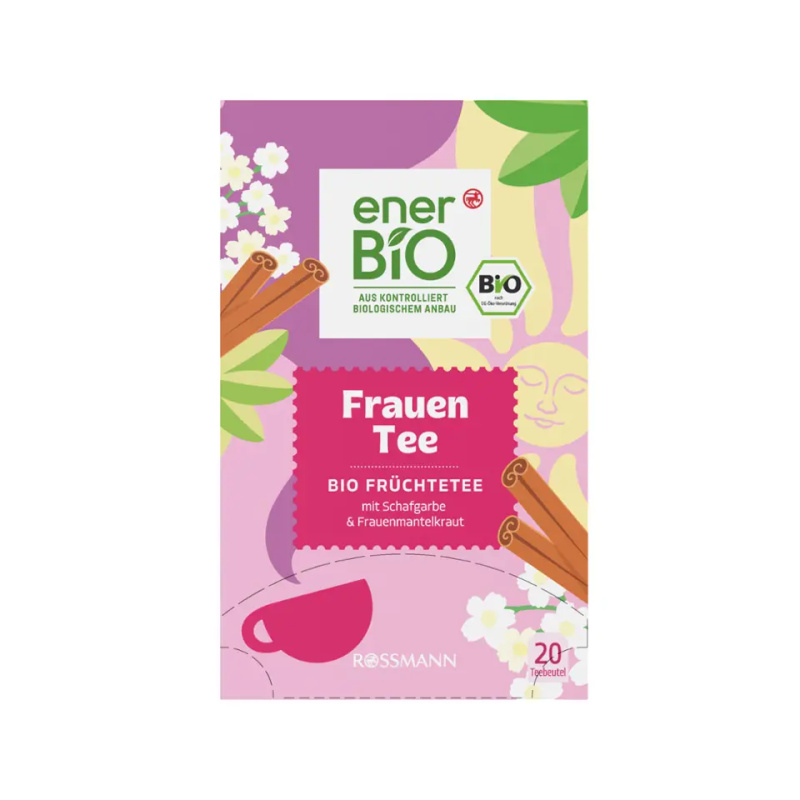 enerBiO Bio ovocný čaj s voňatkou citronovou a mátou