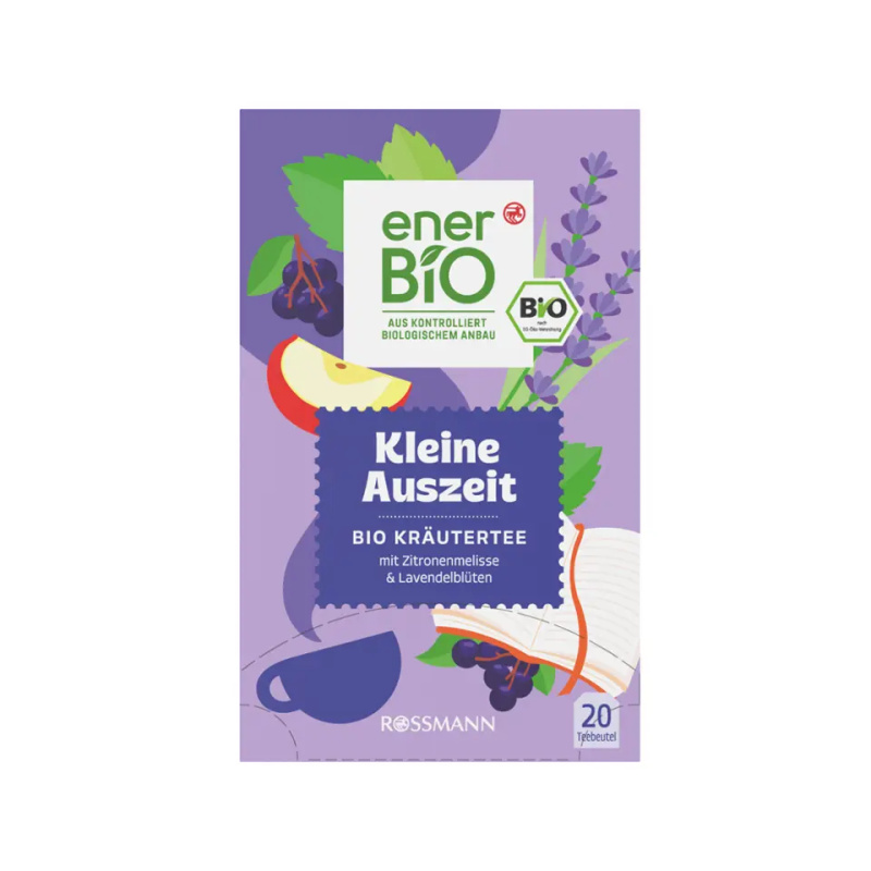 enerBiO Bylinný čaj s meduňkou a levandulí