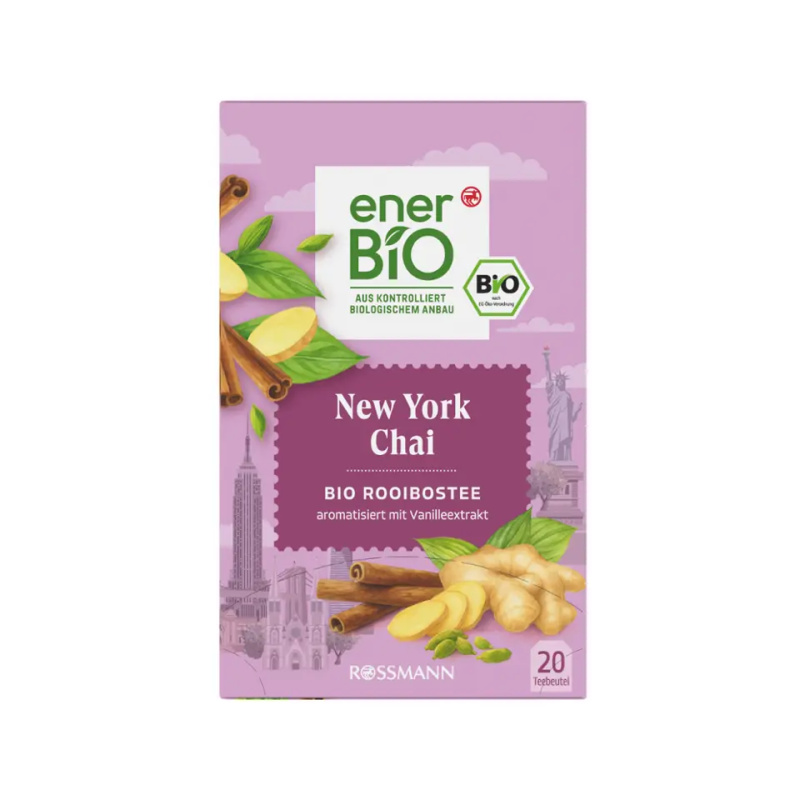 enerBiO Čaj rooibos New York Chai