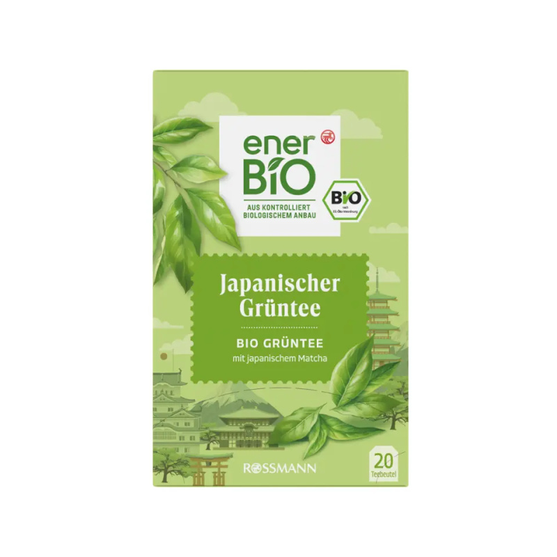 enerBiO Japonský zelený čaj