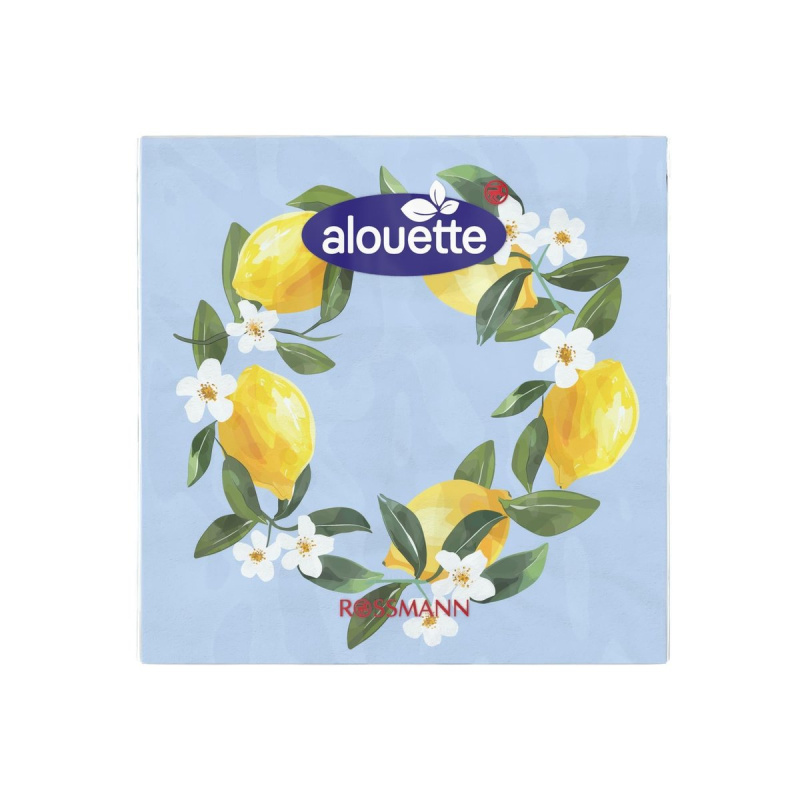 Alouette Ubrousky citron 25×25 cm