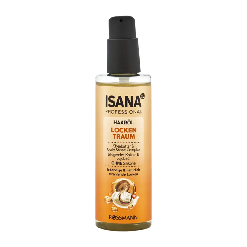 ISANA Professional Pečující olej na kudrnaté a vlnité vlasy 100 ml