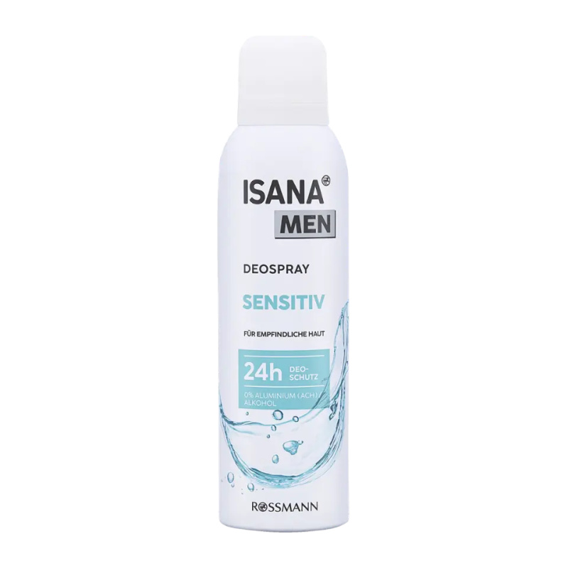 ISANA Men Deodorant sprej pro muže Sensitiv 200 ml