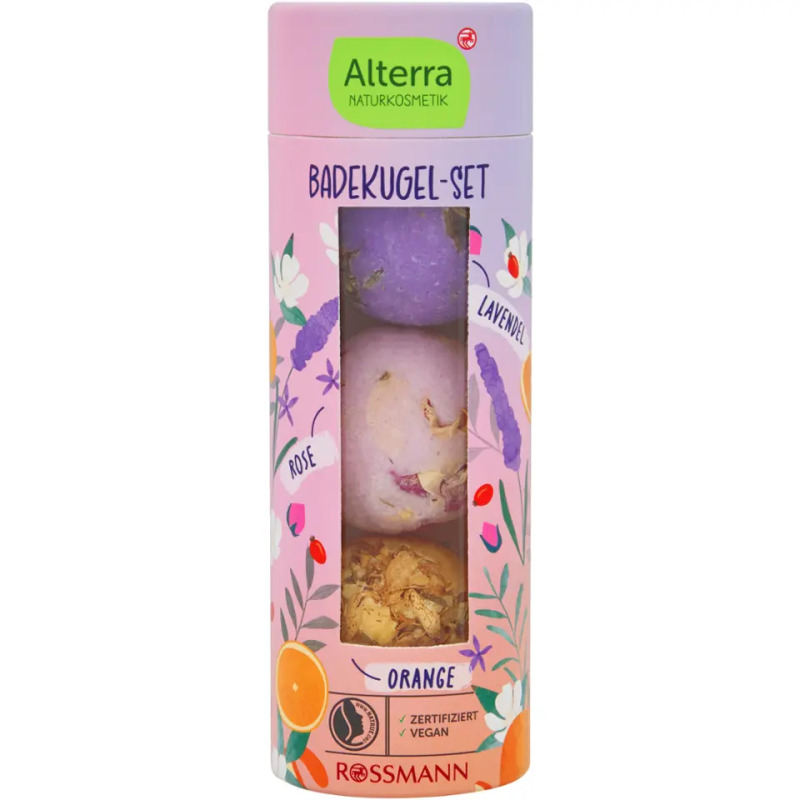 Alterra Naturkosmetik Dárková sada Bomby do koupele