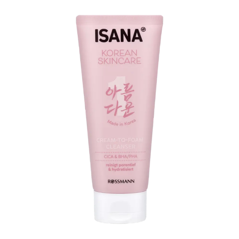 ISANA Korean skincare čistící krém-pěna