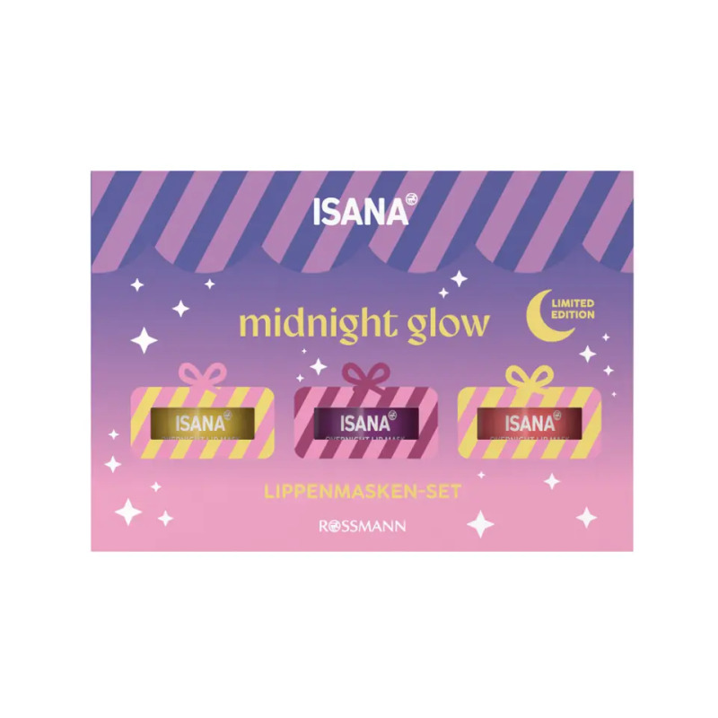 ISANA Dárková sada masek na rty Midnight Glow