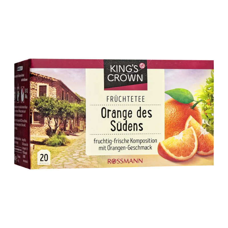 King's Crown Ovocný čaj pomeranč 40 g