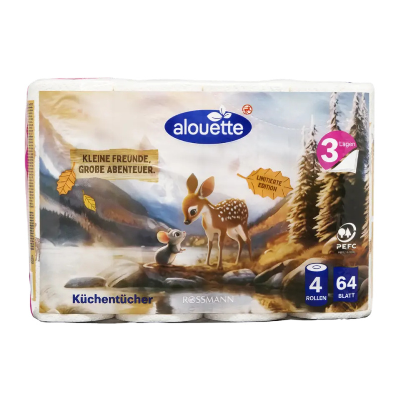 alouette Kuchyňské utěrky 3vrstvé 56,32 m