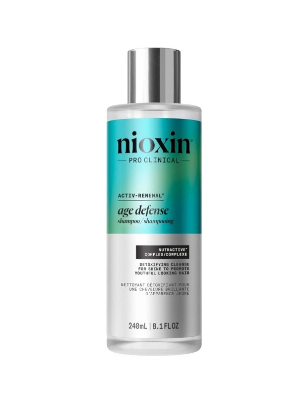 Nioxin Detoxikační šampon s niacinamidem Age Defense Shampoo 475 ml