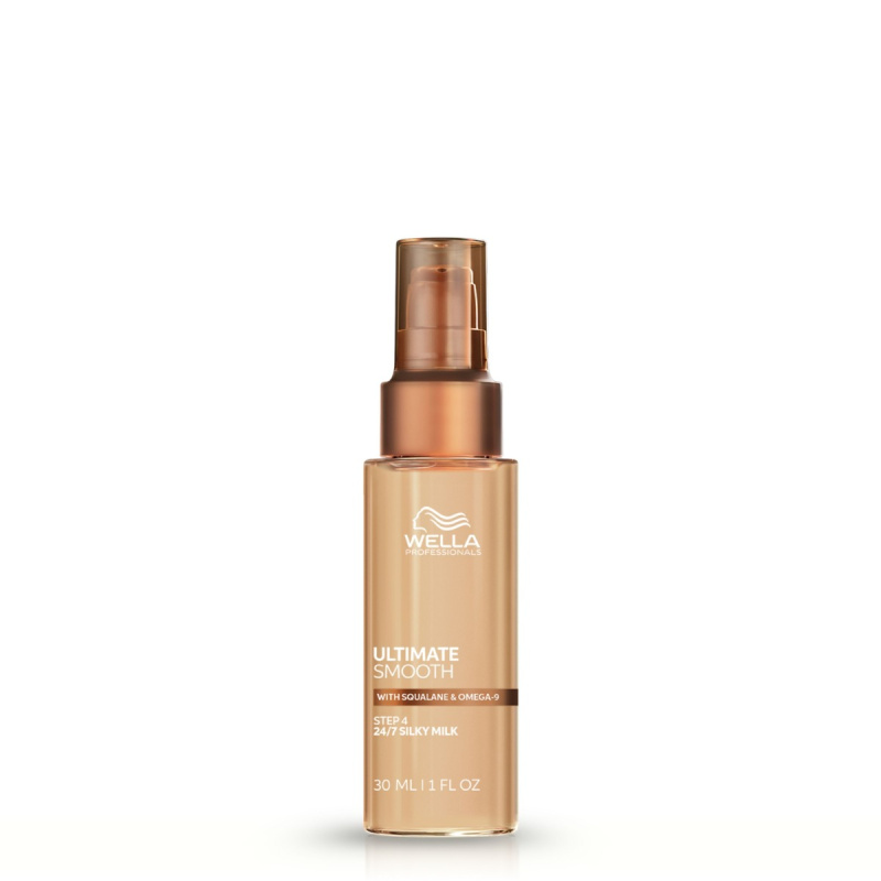 Wella Professionals Ultimate Smooth Silky Milk bezoplachová péče na vlasy 30 ml