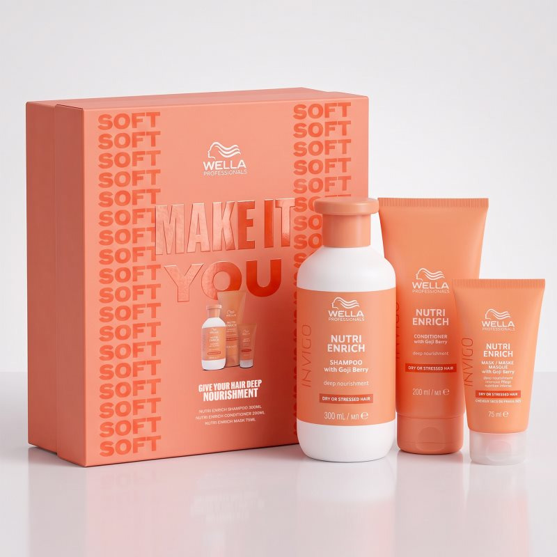 Wella Professionals Make It You Nutri Enrich dárková sada pro suché a poškozené vlasy