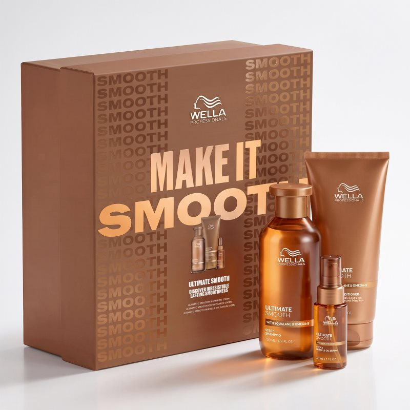 Wella Professionals Make It Smooth Ultimate Smooth Set dárková sada pro lesk a hebkost vlasů