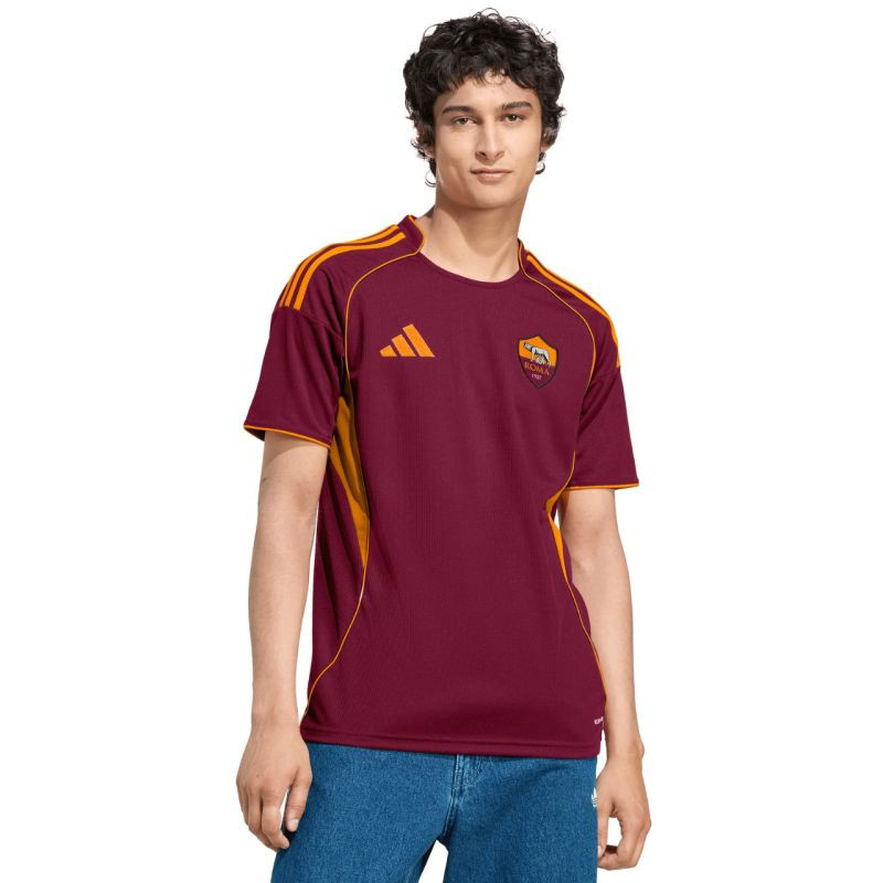Pánské tričko adidas AS Roma 25/26 Home bordó JP4184 pánské 2 XL