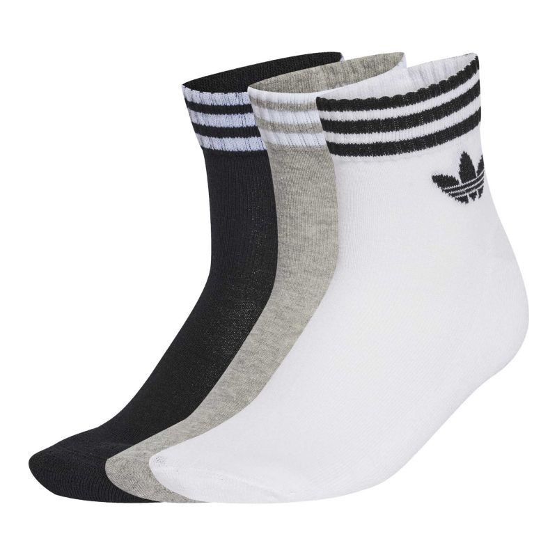 Adidas Originals 3-stripes Ankle 3-pack ponožky JV7437 M 40-42