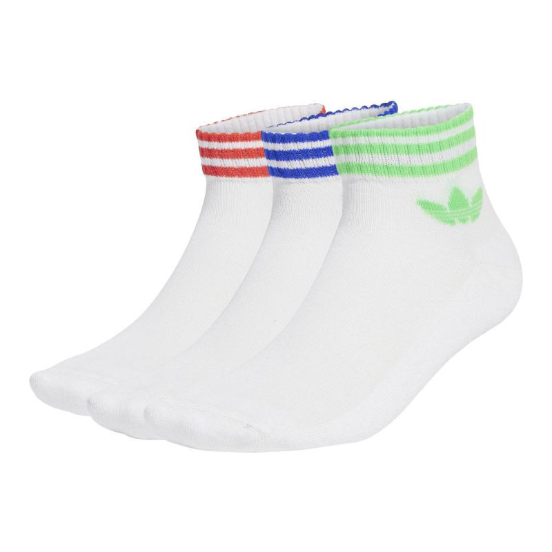 Adidas 3-pruhové ponožky Originals Ankle 3-pack JV7439 M 40-42