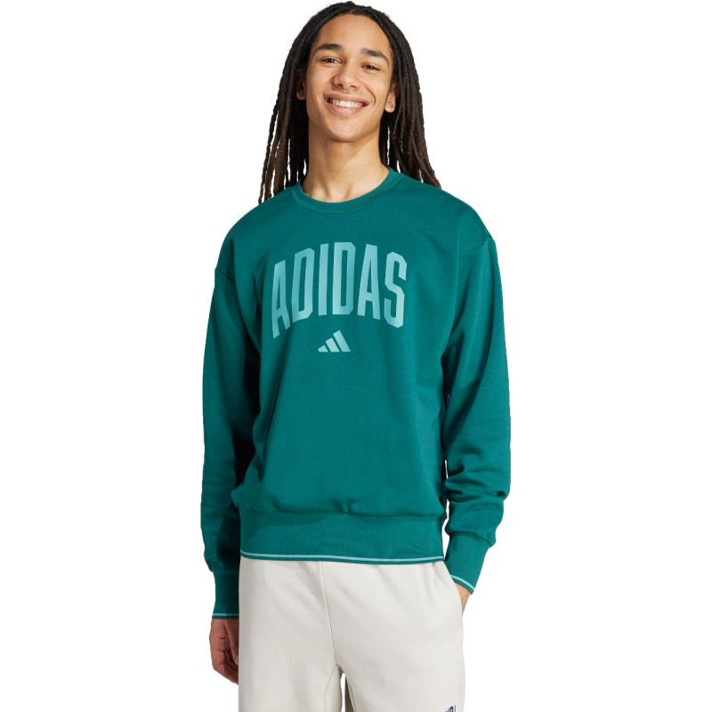 Pánská mikina adidas Collegiate Sweatshirt green JM1733 pánské 2 XL