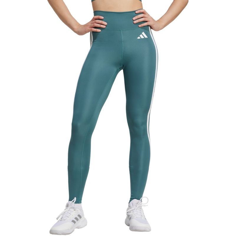 Dámské legíny adidas Optime Essentials 3-Stripes 7/8 green JY2152 dámské M