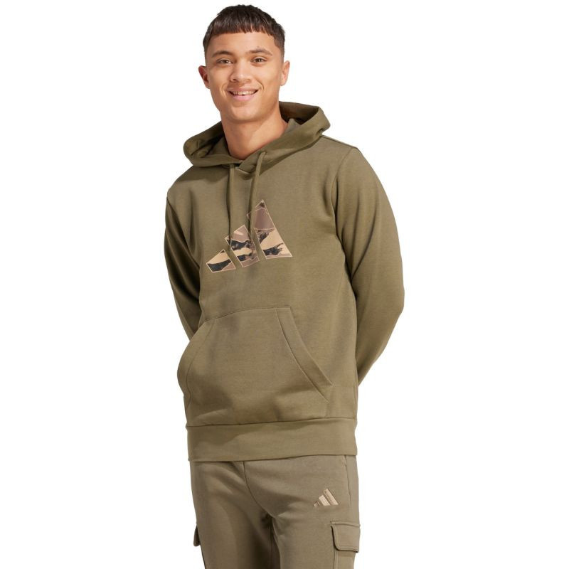 Pánská adidas Camo olive mikina JM6379 pánské XL