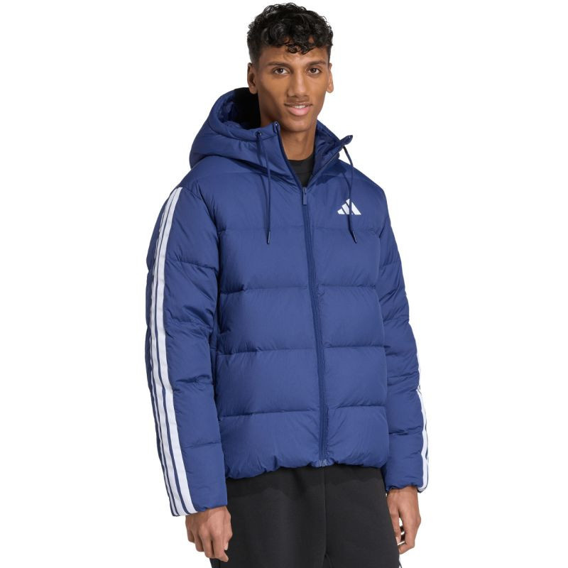 Pánská bunda adidas Ess 3S P D HD J námořnická modrá JX7799 pánské XL