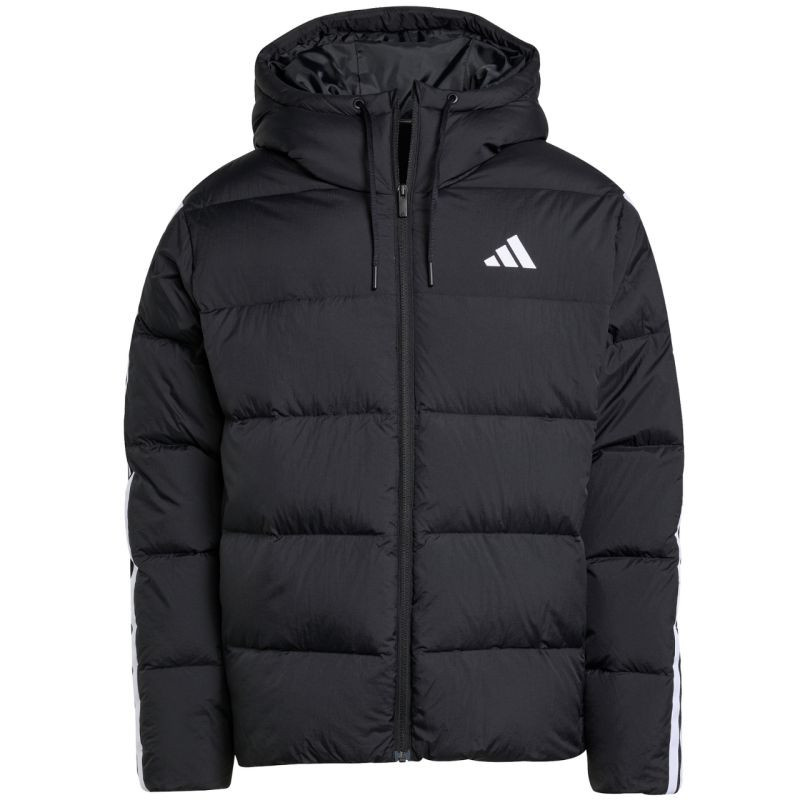 Adidas Essentials Climawarm 3 Stripes Puffer Down Hooded M JM4165 pánské bundy L