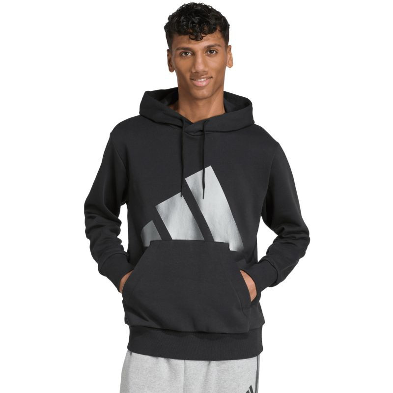 Pánská mikina adidas Holiday 3S Hoodie black JM1698 pánské 2 XL