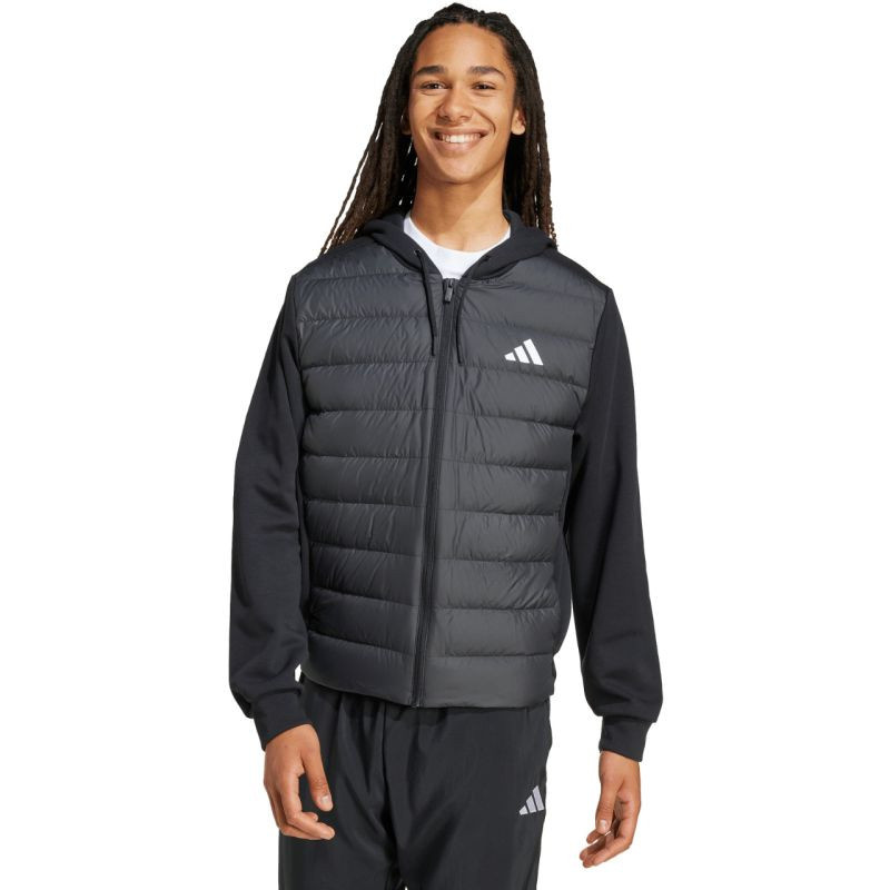 Pánská péřová bunda adidas Essentials Climawarm Hybrid Hooded Jacket black KA5251 pánská 2 XL
