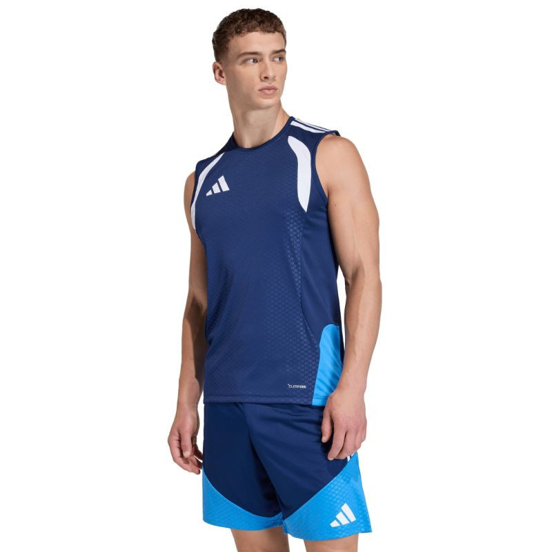 Pánské tričko adidas Tiro 26 Competition Sleeveless Jersey navy blue JY6433 pánské XL