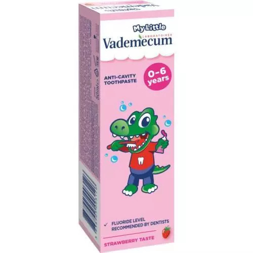 Vademecum Dětská zubní pasta jahoda 0–6 let
