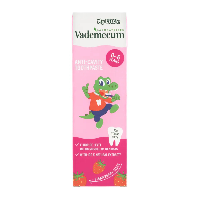 Vademecum Dětská zubní pasta jahoda 0–6 let