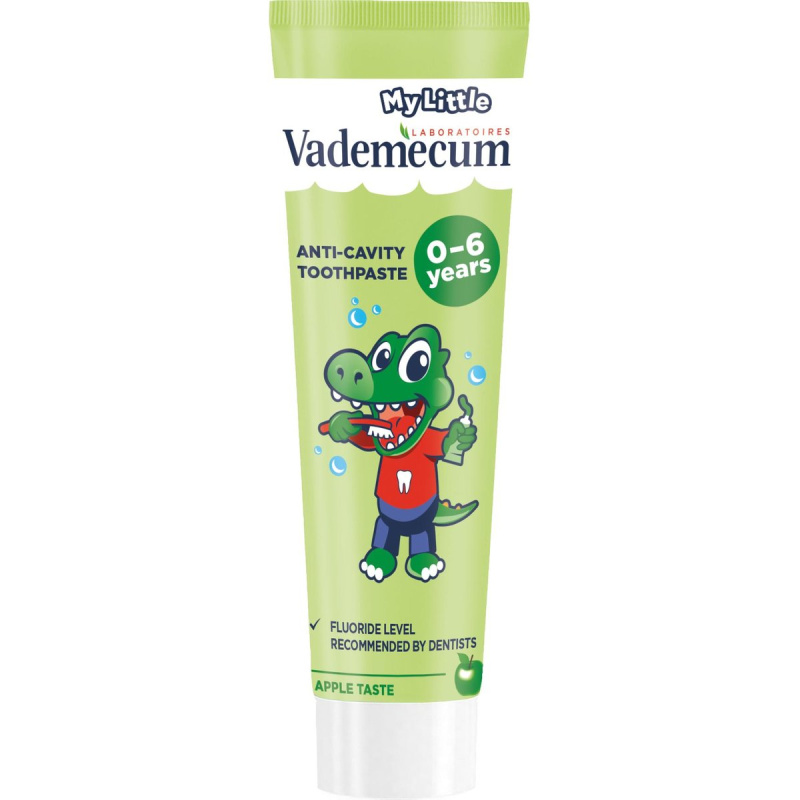 Vademecum My Little Apple dětská zubní pasta s fluoridem jablko 50 ml