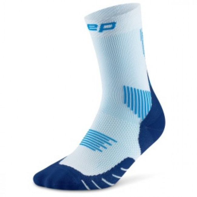 CEP Core Run Socks Mid Cut 5.0, běžecké ponožky, dámské, světle modrá