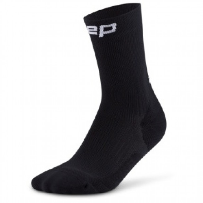 CEP Core Run Socks Mid Cut 5.0, běžecké ponožky, pánské, černá