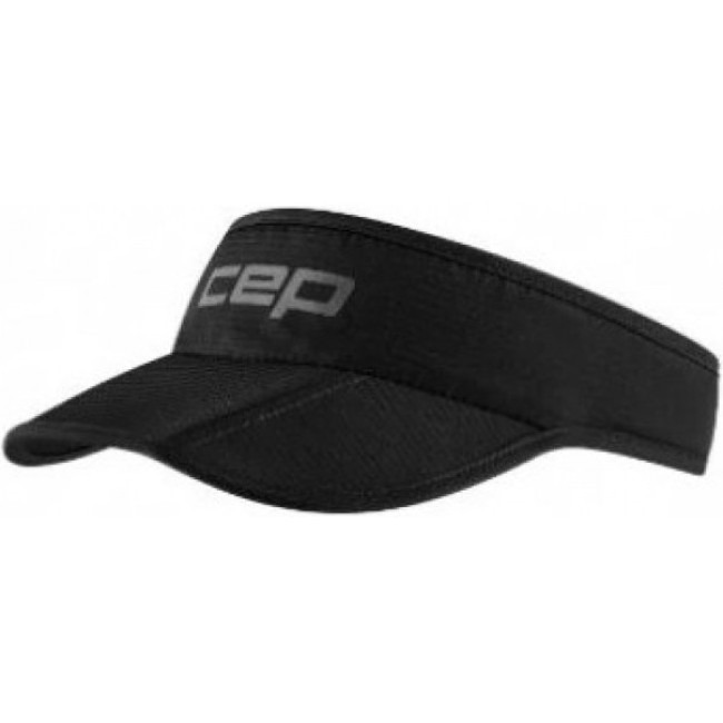 CEP Core Run Foldable Visor, kšilt, černá
