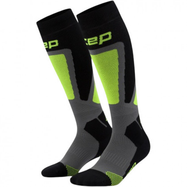 CEP Ski Thermo Socks Tall 4.0, lyžařské ponožky, dámské, černé
