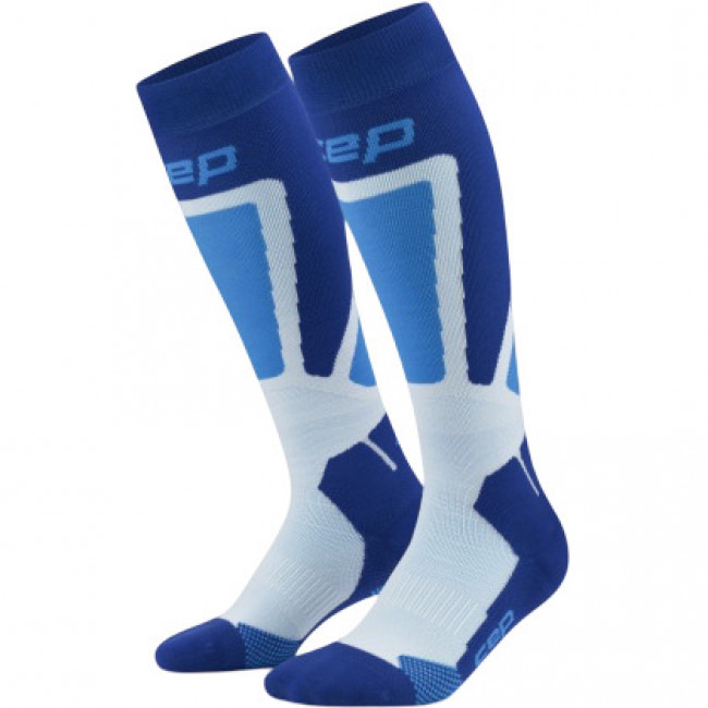 CEP Ski Thermo Socks Tall 4.0, lyžařské ponožky, pánské, modré