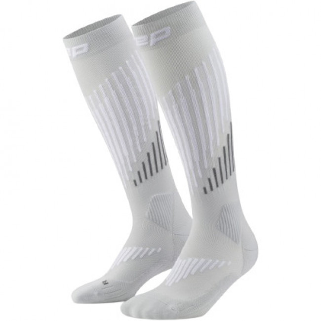 CEP Ski Touring Merino Socks Tall 3.0, lyžařské ponožky, pánské, světle šedé